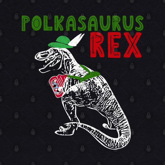 Polkasaurus Rex T-Rex Playing Accordion by Swagazon